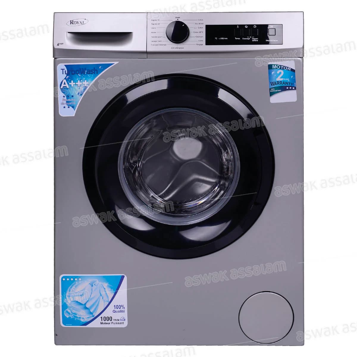 Machine A Laver 8kg 1000 Tours Silver Wd8120t/8122s Royal