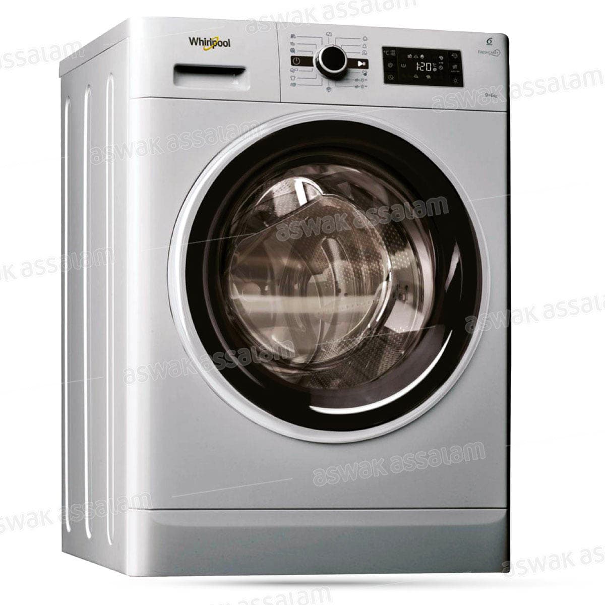 Lavante Sechante Lavage 9kg Sechage 6kg Silver Fwdg96148sbs Na Whirlpool