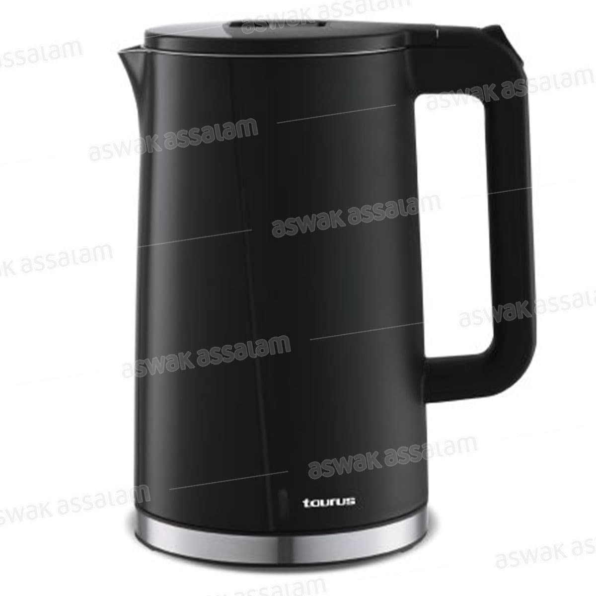 Bouilloire 1,7l 2200w Inox Noir Cynthia Taurus