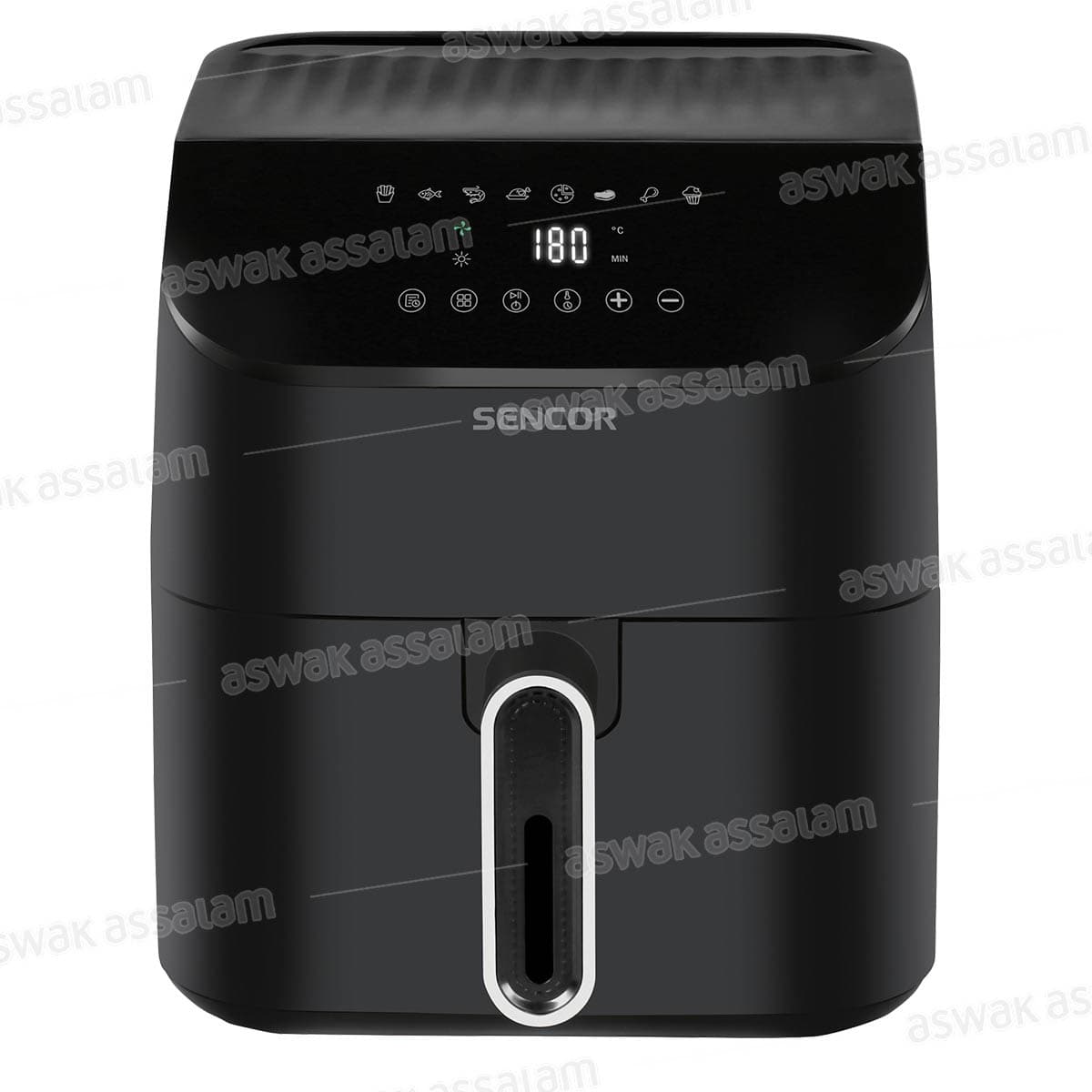 Friteuse Air Fryer 4,5l 1350w Digital Sfr 4550bk Sencor