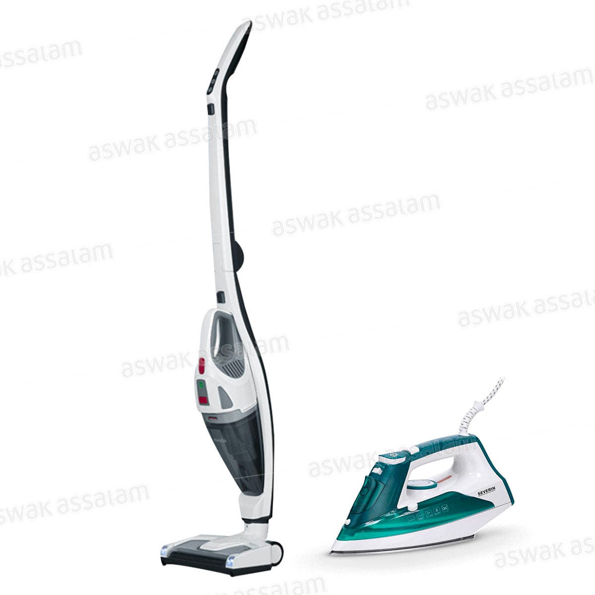 Aspirateur Balai Pied Flexible 18,5v Hv7173 + Fer A Repasser 2400w Ceramique Ba3261 Severin