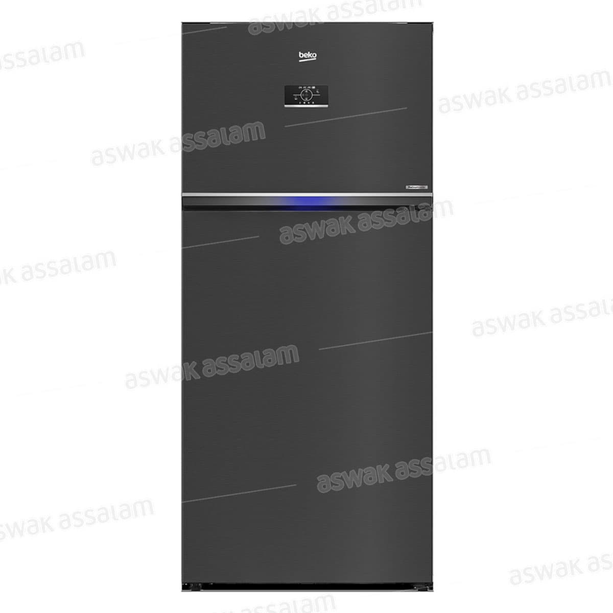 Refrigerateur 650l A++ Inox Noir Rdne700e40sxbr/Rdne710 Beko