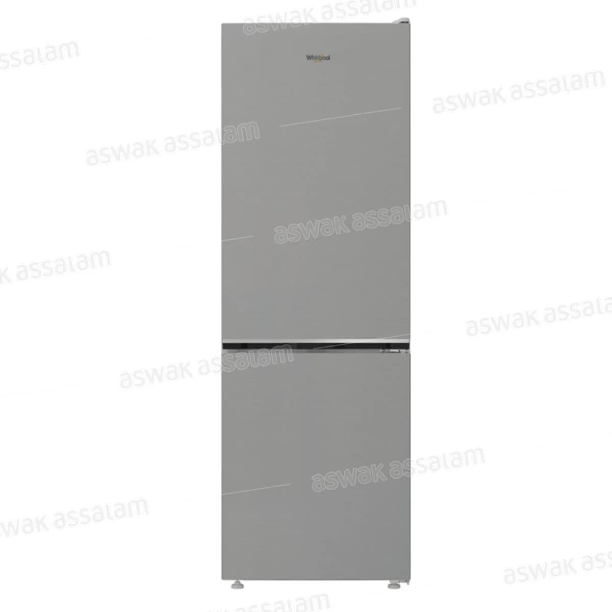 Refrigerateur Combine Dual 301l A+ No Frost Inox Wbmf 605342 Xna Whirlpool