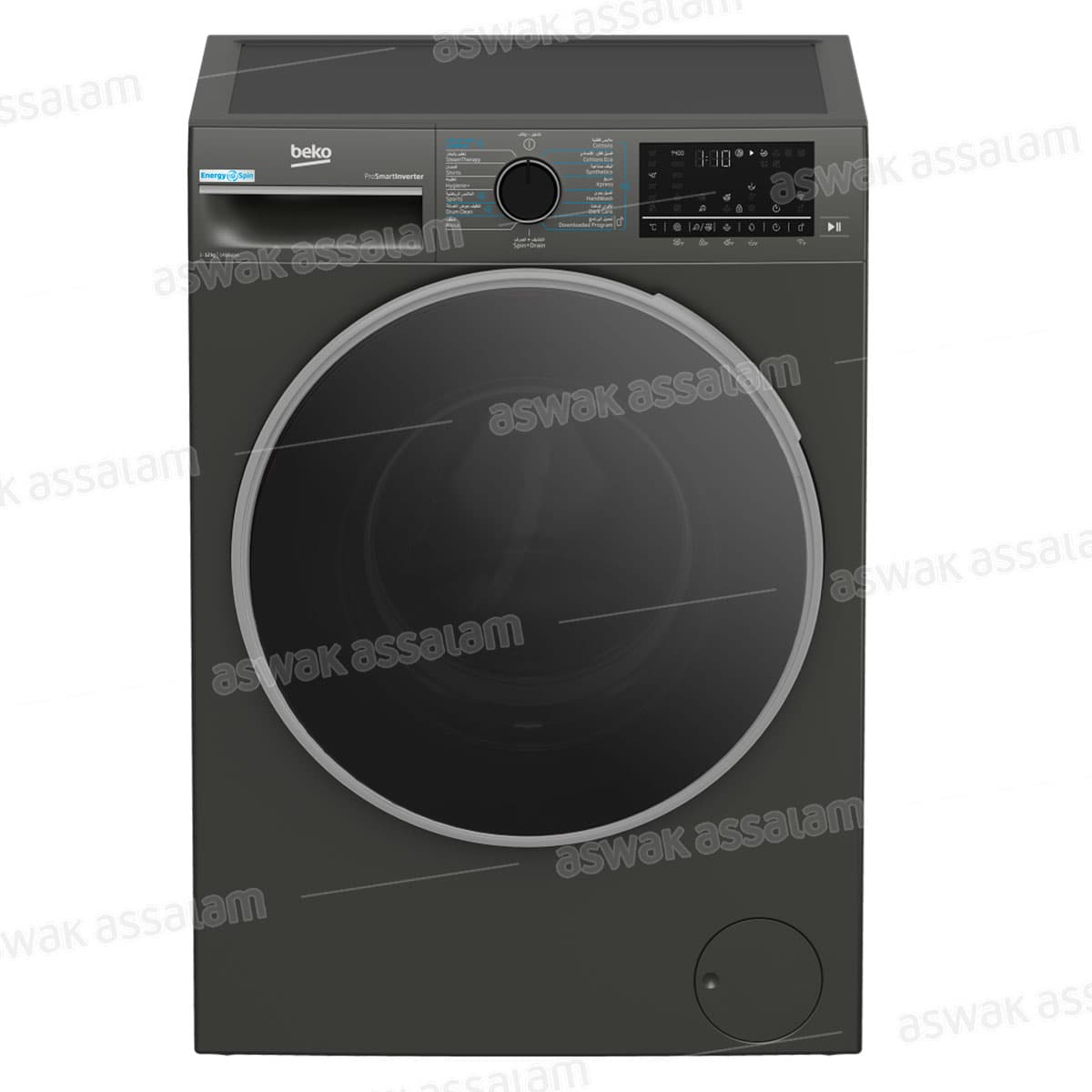 Machine A Laver 12kg 1400 Tours Dark Silver B5wft612400mg Beko