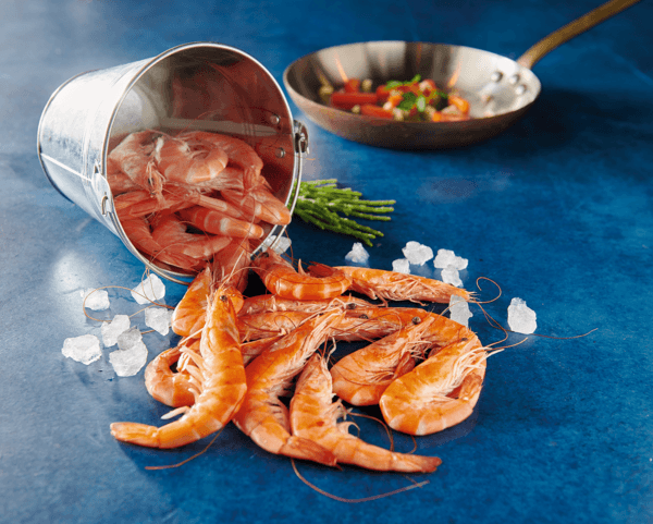 Gambas Entières Cuites Réfrigérées