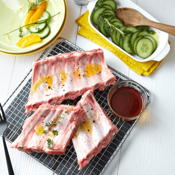Porc : Travers ou Ribs Nature