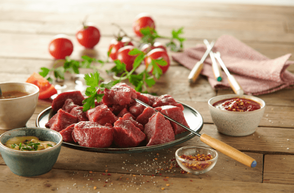 Viande Bovine : Pièce à Fondue ou Brochettes