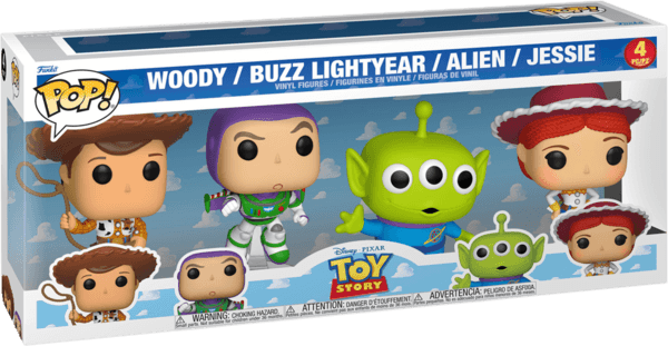 LE PACK DE 4 FIGURINES POP !
