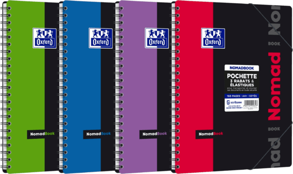 Cahier Spirale Carton Nomadbook Oxford