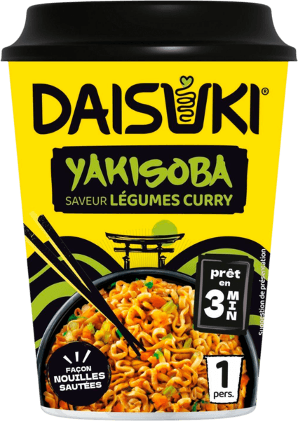 Yakisoba Saveur Légumes Curry Daisuki