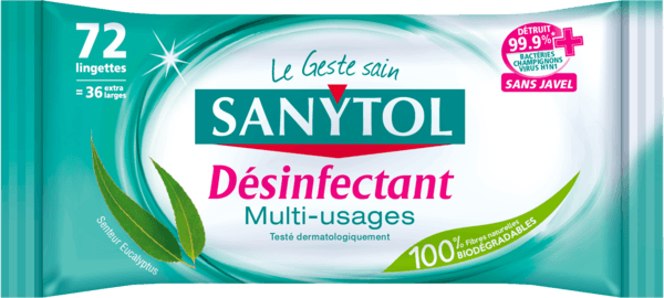 Lingettes Multi-Usages Sanytol