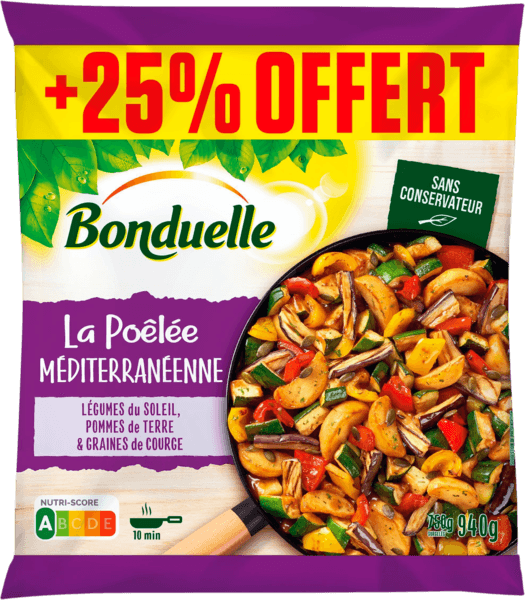 Poêlée Méditerranéenne Surgelée Bonduelle