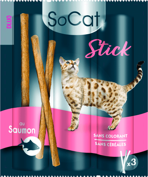 Stick au Saumon pour Chat Socat Riga