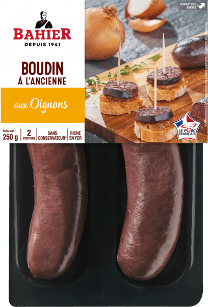 Boudins Noirs aux Oignons Bahier