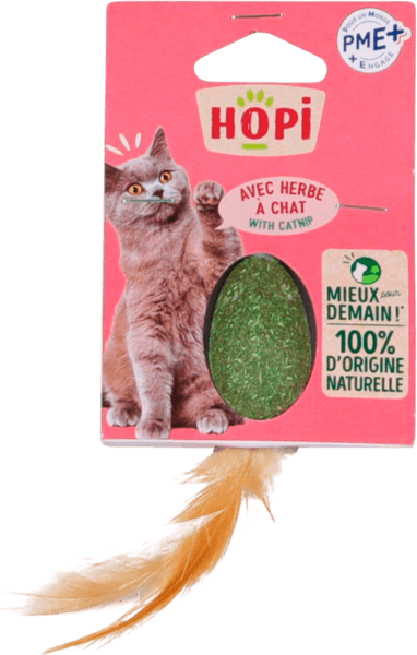Jouet Souris pour Chat Avec Herbe à Chat Hopi