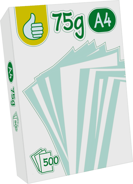 Ramette de Papier Blanc Pouce