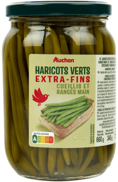 Haricots Verts Extra-Fins Auchan