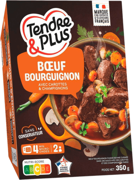 Bœuf Bourguignon Cuit Tendre & Plus