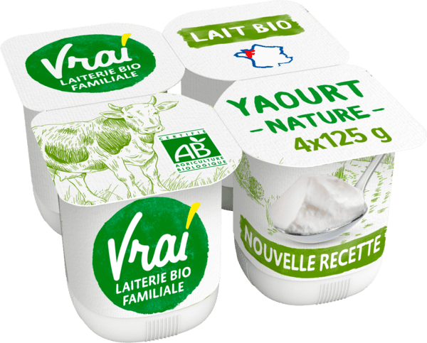 Yaourt Nature Bio Vrai