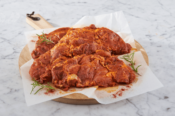 Porc : Côte Échine Marinée Avec Os