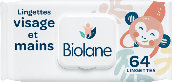 Lingettes Visage et Mains Biolane