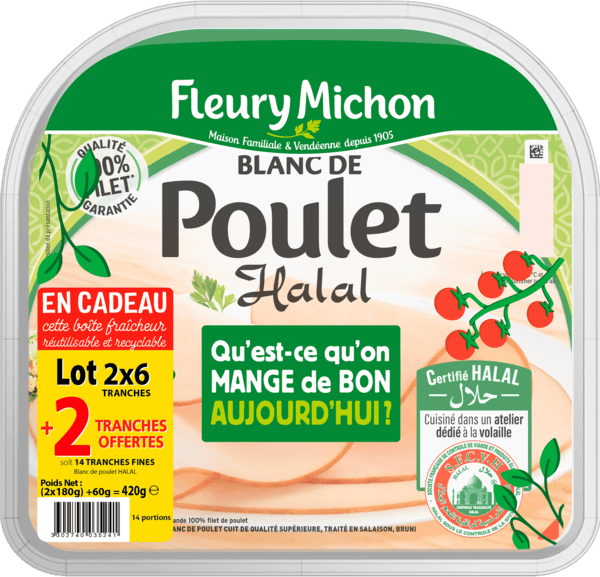 Blanc de Poulet Halal Fleury Michon