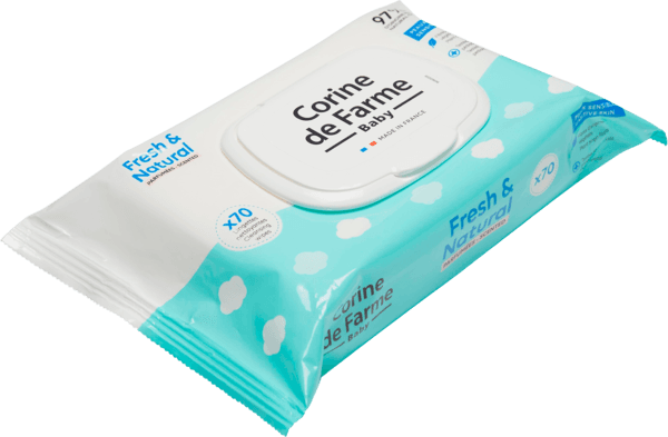 Lingettes Fresh & Natural Corine de Farme