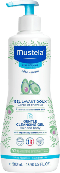 Mustela Gel Lavant Doux Corps et Cheveux Peaux Normales