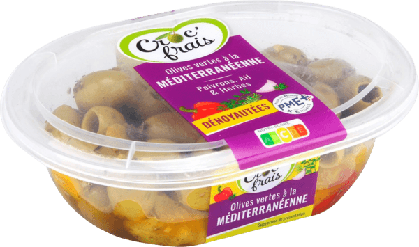 Olives Dénoyautées à la Méditerranéenne Croc'frais