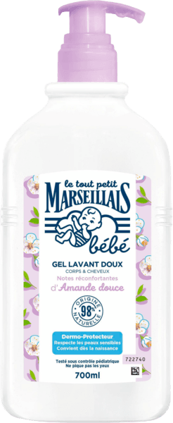 Gel Lavant à L' Amande Douce le Tout Petit Marseillais Bébé