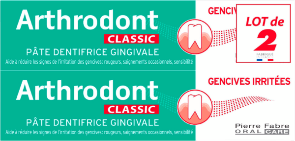 Arthrodont Gammes Dentifrices et Bain de Bouche