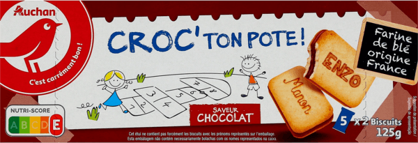 Croc Ton Pote Saveur Chocolat Auchan