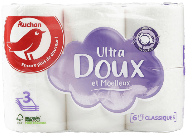 Papier Toilette Ultra Doux Auchan