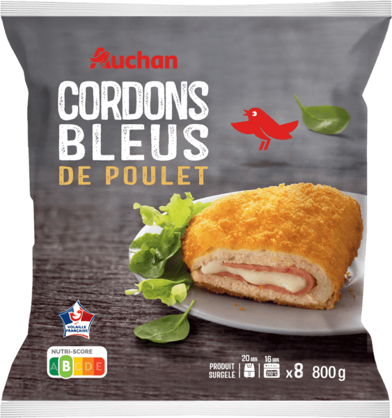 Cordons Bleus de Poulet Surgelés Auchan