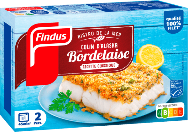 Colin D'alaska Msc à la Bordelaise Surgelé Findus