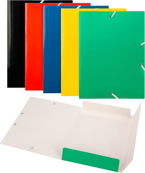 Lot de 5 Chemises à Élastique 3 Rabats