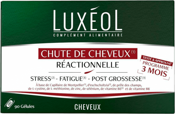 Luxéol Chute de Cheveux Réactionnelle