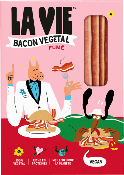 Bacon Végétal Fumé la Vie
