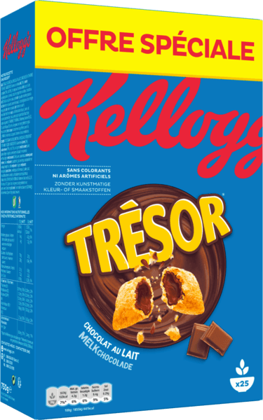 Céréales Chocolat au Lait Trésor Kellogg's