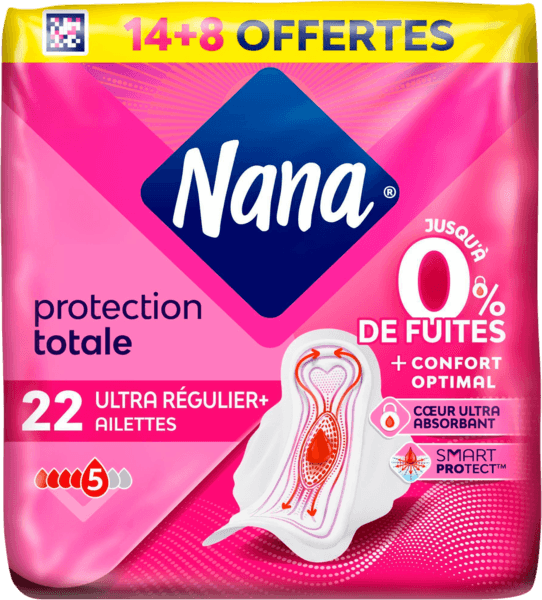Serviettes Hygiéniques Ultra Régulier Nana