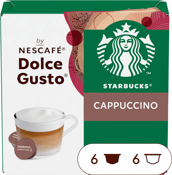 Capsules de Café Cappuccino Dolce Gusto Starbucks