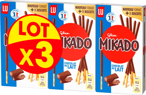 Mikado Biscuit Chocolat au Lait Lu