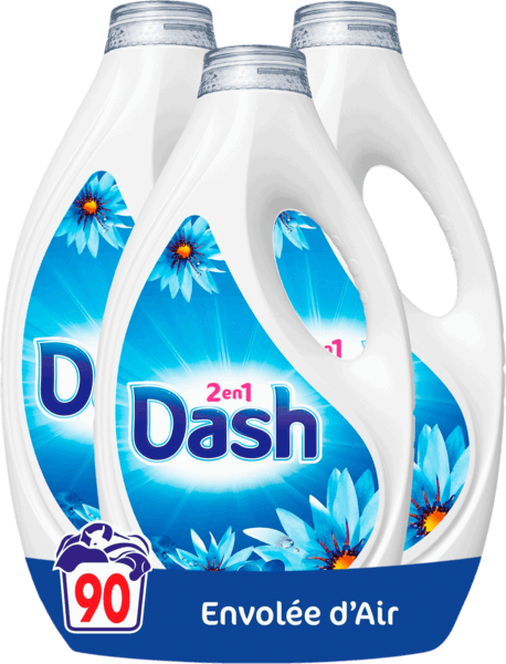 Lessive Liquide 2 en 1 Détergeant Dash