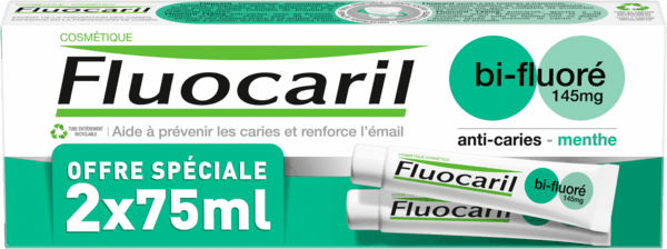 Fluocaril Gamme Bi-Tubes et Brosse à Dents Adulte