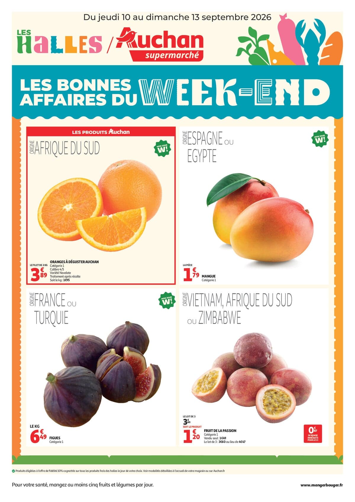 Les bons plan du week end dans votre super