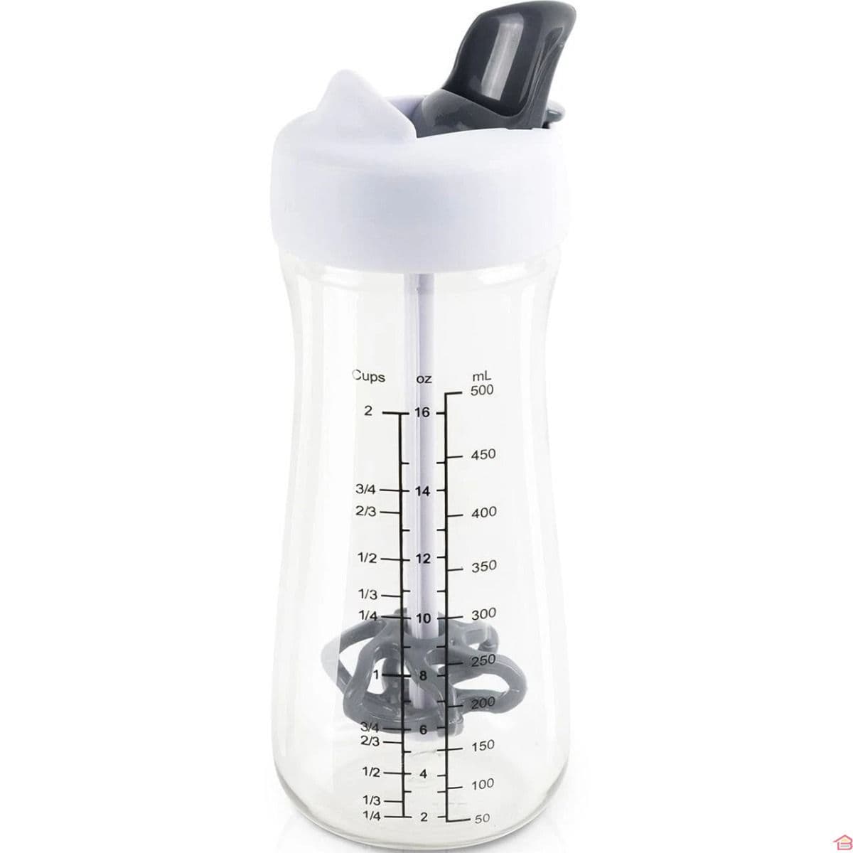 Shaker Avec Bec Verseur Rétractable 2 en 1 500 Ml Transparent Cook Concept