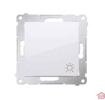 Bouton Poussoir 16ax Pr Blanc