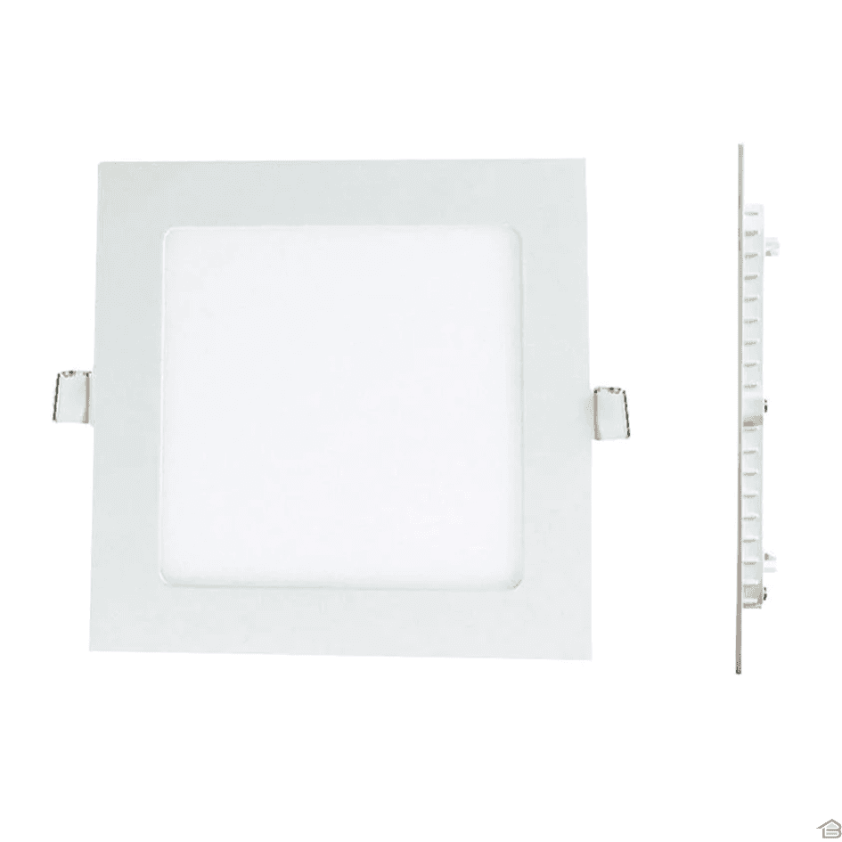Panel Led Encastrable Carre 12w Lumiere Jaune
