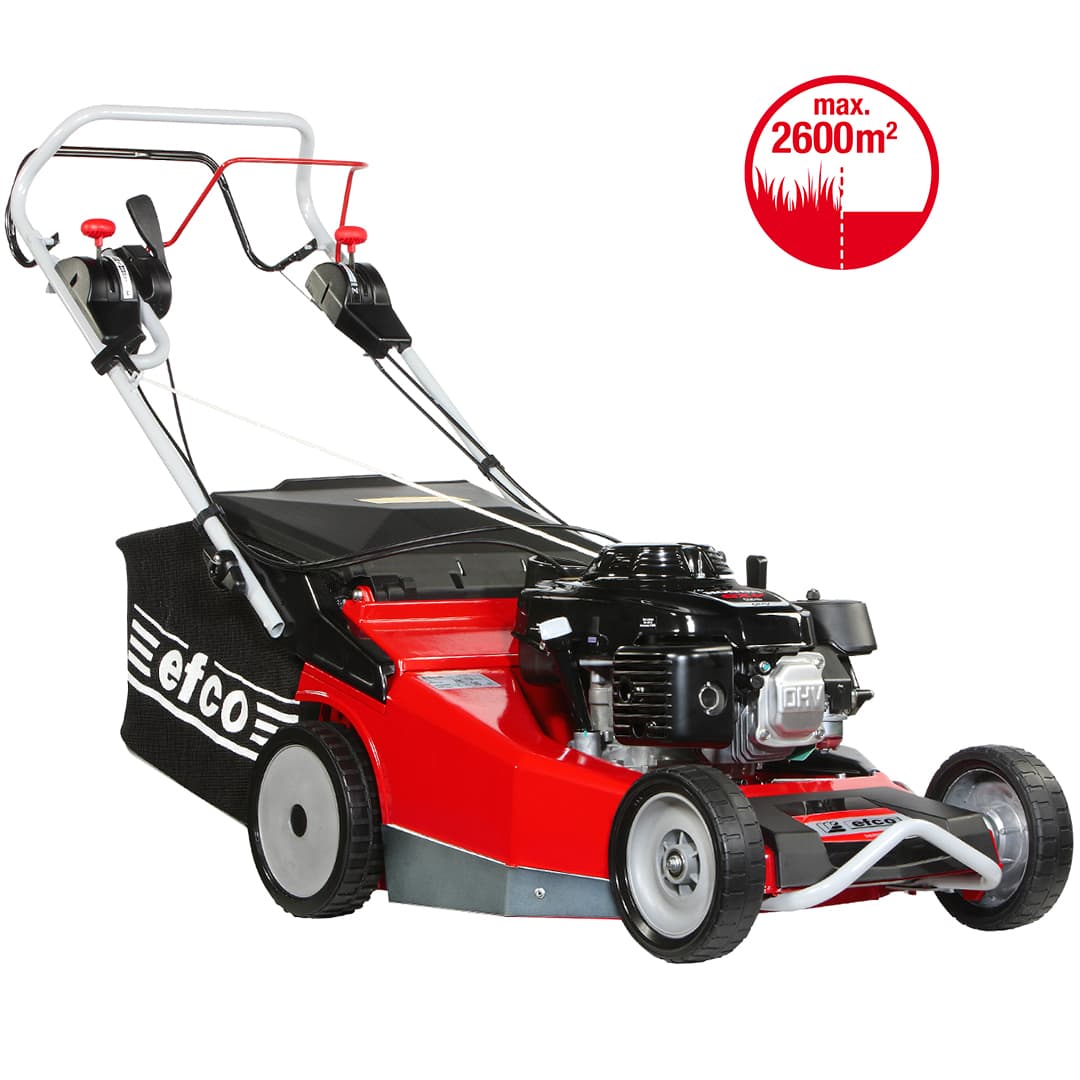 Tondeuse à gazon alluminium thermique tractées Efco MR 55 HXF 2600m²