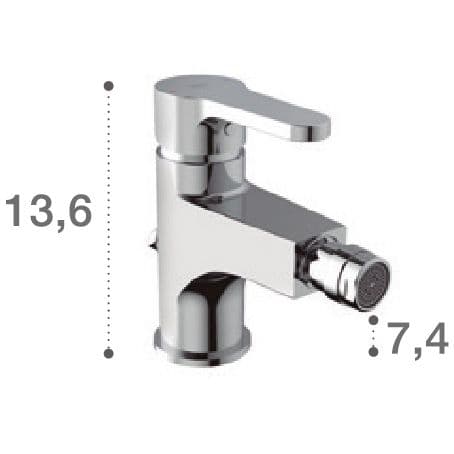 Mitigeur Bidet Arola avec vidage